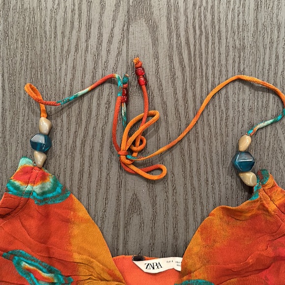 Zara Beaded Crop Top- New - Picture 2 of 6